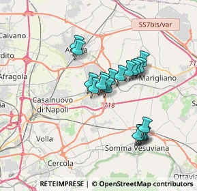 Mappa Via Guidoni, 80038 Pomigliano d'Arco NA, Italia (2.91105)