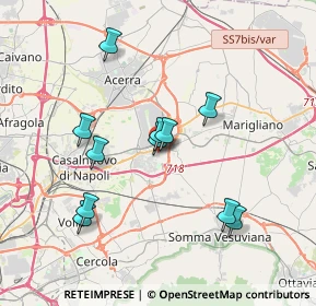 Mappa Via Guidoni, 80038 Pomigliano d'Arco NA, Italia (3.62)