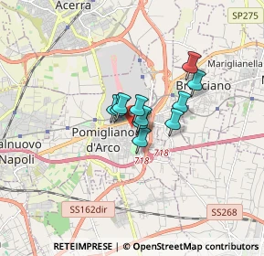Mappa Via Guidoni, 80038 Pomigliano d'Arco NA, Italia (0.94364)