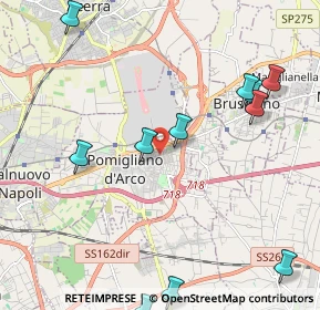 Mappa Via Guidoni, 80038 Pomigliano d'Arco NA, Italia (2.82455)