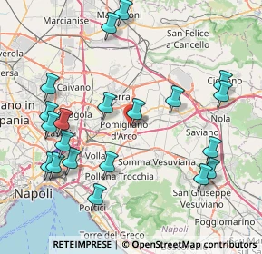 Mappa Via Guidoni, 80038 Pomigliano d'Arco NA, Italia (9.9405)