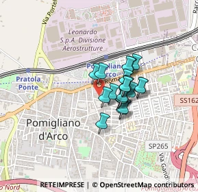Mappa Via Savona, 80038 Pomigliano d'Arco NA, Italia (0.276)