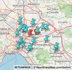 Mappa Via Savona, 80038 Pomigliano d'Arco NA, Italia (6.969)