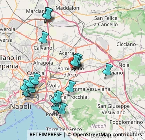 Mappa Via Savona, 80038 Pomigliano d'Arco NA, Italia (8.787)