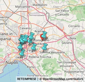 Mappa Via Savona, 80038 Pomigliano d'Arco NA, Italia (6.93182)