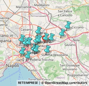 Mappa Via Savona, 80038 Pomigliano d'Arco NA, Italia (5.86438)