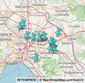 Mappa Via Savona, 80038 Pomigliano d'Arco NA, Italia (5.58333)