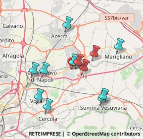 Mappa Via Savona, 80038 Pomigliano d'Arco NA, Italia (3.78917)