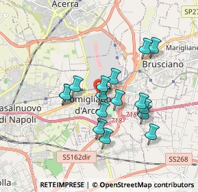 Mappa Via Savona, 80038 Pomigliano d'Arco NA, Italia (1.59313)