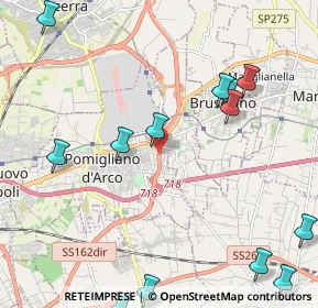 Mappa SS 162 Dir del Centro direzionale, 80038 Pomigliano d'Arco NA (3.04231)