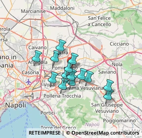Mappa SS 162 Dir del Centro direzionale, 80038 Pomigliano d'Arco NA (5.43643)