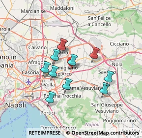 Mappa SS 162 Dir del Centro direzionale, 80038 Pomigliano d'Arco NA (6.04091)