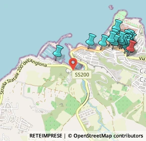 Mappa Via Porto, 07031 Castelsardo SS, Italia (0.701)