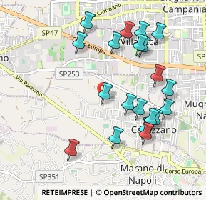 Mappa Viale Francesco Cilea, 80012 Calvizzano NA, Italia (1.0915)