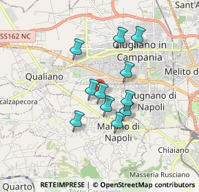 Mappa Viale Francesco Cilea, 80012 Calvizzano NA, Italia (1.42182)