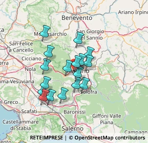 Mappa Contrada Serroni, 83013 Mercogliano AV, Italia (11.48294)
