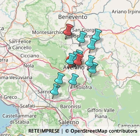 Mappa Contrada Serroni, 83100 Avellino AV, Italia (8.91533)