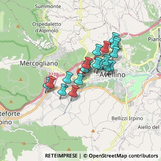 Mappa Contrada Serroni, 83100 Avellino AV, Italia (1.4405)