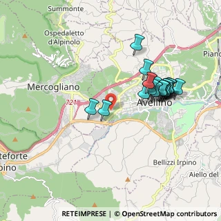 Mappa Contrada Serroni, 83100 Avellino AV, Italia (1.882)