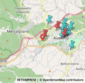 Mappa Contrada Serroni, 83013 Mercogliano AV, Italia (2.06154)