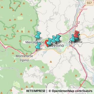 Mappa Contrada Serroni, 83100 Avellino AV, Italia (3.33727)