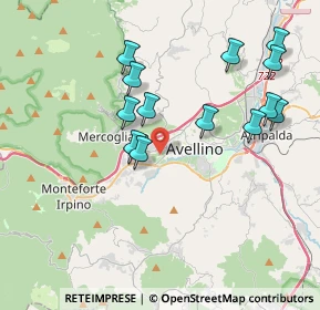 Mappa Contrada Serroni, 83100 Avellino AV, Italia (4.12692)