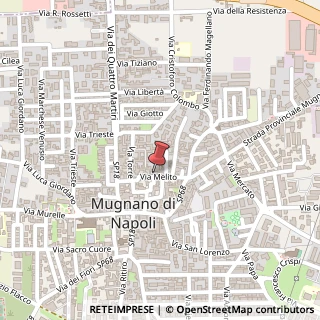 Mappa Via mugnano melito 56, 80018 Mugnano di Napoli, Napoli (Campania)