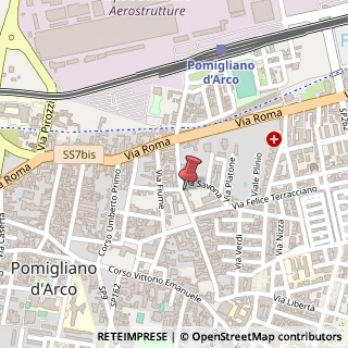 Mappa Via Carmine Guadagno, 98, 80038 Pomigliano d'Arco, Napoli (Campania)