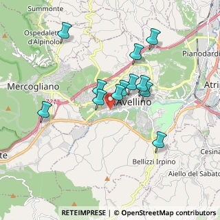 Mappa Via Alfonso Rubilli, 83100 Avellino AV, Italia (1.65333)
