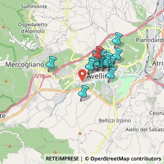 Mappa Via Alfonso Rubilli, 83100 Avellino AV, Italia (1.31471)