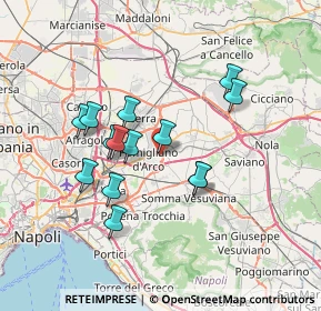 Mappa Via Locatelli, 80038 Pomigliano d'Arco NA, Italia (6.555)