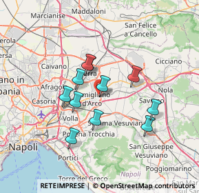 Mappa Via Locatelli, 80038 Pomigliano d'Arco NA, Italia (5.97909)