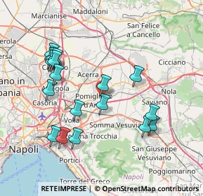 Mappa Via Locatelli, 80038 Pomigliano d'Arco NA, Italia (8.40889)