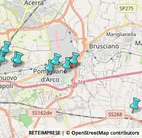 Mappa Via Locatelli, 80038 Pomigliano d'Arco NA, Italia (2.93727)