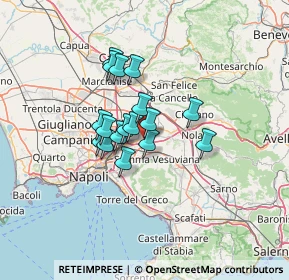Mappa Via Locatelli, 80038 Pomigliano d'Arco NA, Italia (9.62588)