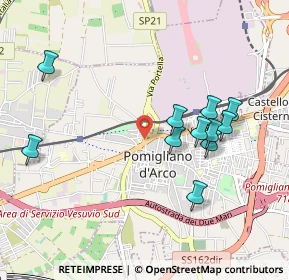 Mappa Via Fiuggi, 80038 Pomigliano d'Arco NA, Italia (1.02364)