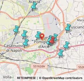 Mappa Via Fiuggi, 80038 Pomigliano d'Arco NA, Italia (1.79417)