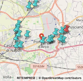 Mappa Via Fiuggi, 80038 Pomigliano d'Arco NA, Italia (2.077)