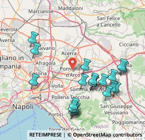 Mappa Via Fiuggi, 80038 Pomigliano d'Arco NA, Italia (9.175)
