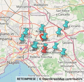 Mappa Via Fiuggi, 80038 Pomigliano d'Arco NA, Italia (6.04917)