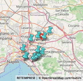 Mappa Via Fiuggi, 80038 Pomigliano d'Arco NA, Italia (7.00429)