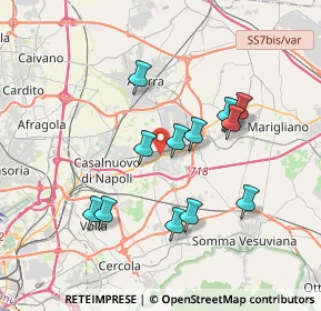 Mappa Via Fiuggi, 80038 Pomigliano d'Arco NA, Italia (3.54846)