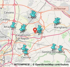 Mappa Via Fiuggi, 80038 Pomigliano d'Arco NA, Italia (4.33308)