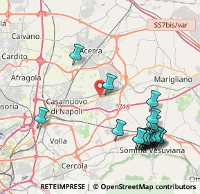 Mappa Via Fiuggi, 80038 Pomigliano d'Arco NA, Italia (5.208)