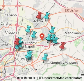 Mappa Via Fiuggi, 80038 Pomigliano d'Arco NA, Italia (3.71111)