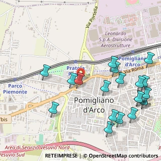 Mappa Via Fiuggi, 80038 Pomigliano d'Arco NA, Italia (0.7115)