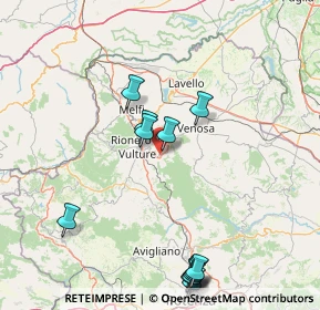 Mappa Via Aldo Moro, 85020 Ripacandida PZ, Italia (19.585)