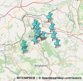 Mappa Via Aldo Moro, 85020 Ripacandida PZ, Italia (9.95667)