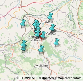 Mappa Via Aldo Moro, 85020 Ripacandida PZ, Italia (9.9)