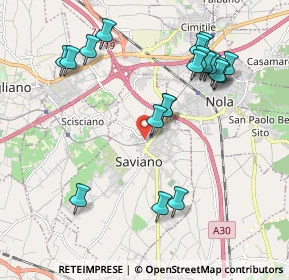 Mappa Via Emanuele Gianturco, 80039 Saviano NA, Italia (2.275)